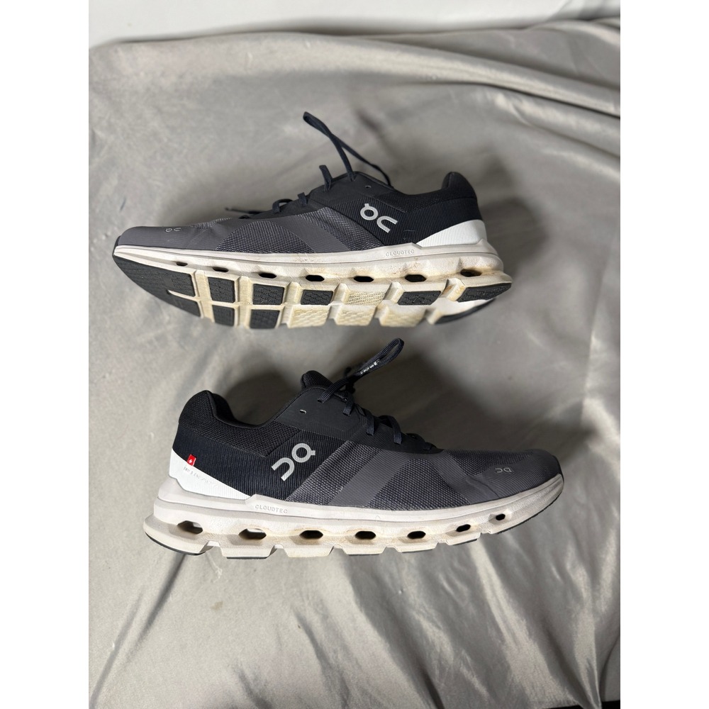On Cloudgo Mens Running Shoes Black Magnet Grey 46.99017 Size 12.5